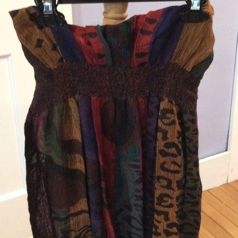 Multicolor Patterned Scarf - Picture 2 of 4